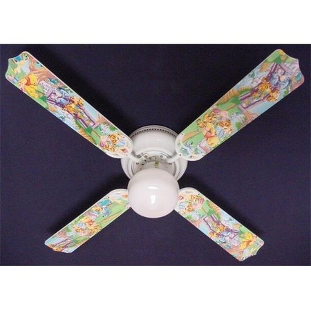 CEILING FAN DESIGNERS Ceiling Fan Designers 42FAN-DIS-WPPET Winnie Pooh Piglet Eeyore Tigger Ceiling Fan 42 in. 42FAN-DIS-WPPET